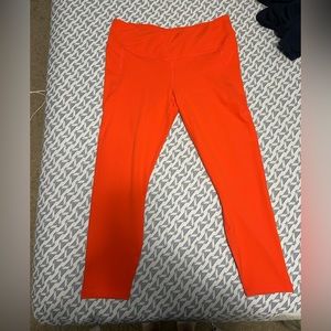 Orange PureLuxe Fabletics Leggings Size XL